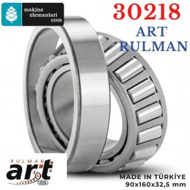 30218 Art Konik Makaralı Rulman  90x160x32,5 mm